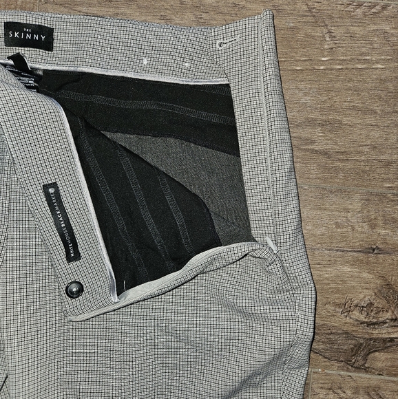 White House Black Market "The Skinny" Checkered Dress Pants - Size 14 - Picture 4 of 7